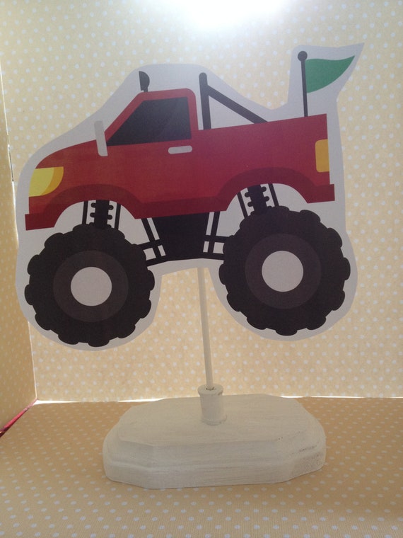 Monster Truck Party Or Baby Shower Table Decoration By Party By