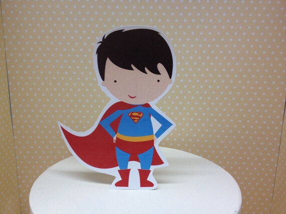 Girl And Boy Superhero Party Cake Topper Decoration By Party By