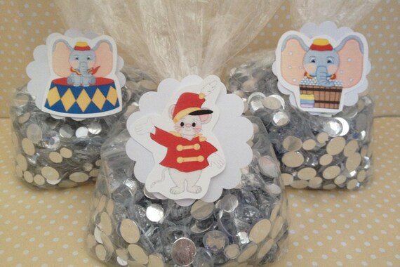 Dumbo Party Favor or Candy Bags with Tags - Set of 10 Il_570xn