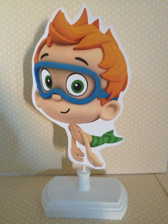 Bubble Guppies Party Table Decoration Etsy