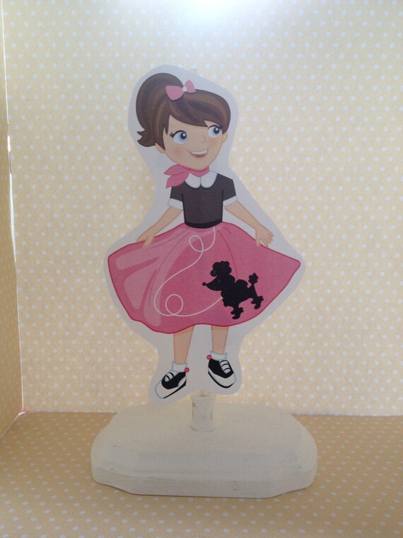 Sock Hop 50 S Party Table Decoration Etsy