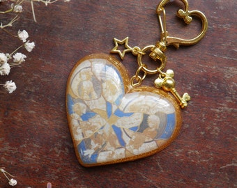 B GRADE Bonds of the Heart - Resin Charm Keychain