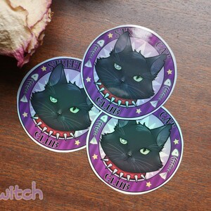 Street Cat Club Holographischer Sticker