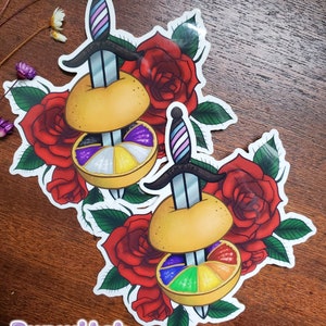 Vinylsticker Orange Pride - Our Flag Means Death geïnspireerd PRE SALE