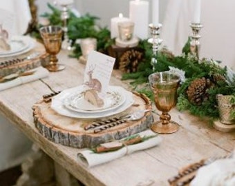 Wooden Plate Mats - Handcrafted and beautiful