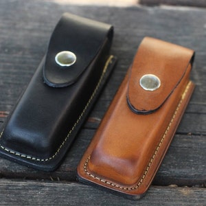 Fodero multiuso Leatherman – Attrezzatura tattica per esterni – Fodero per coltello in pelle fatto a mano – Custodia da cintura personalizzata – Fodero EDC – Regalo per lui
