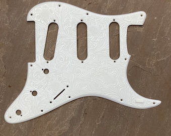 Stratocaster pickguard western floral