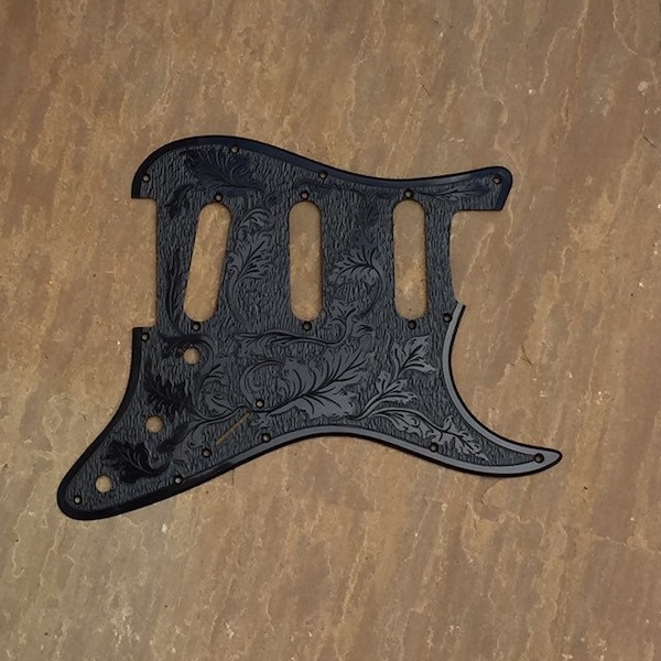 Stratocaster pickguard custom engraved