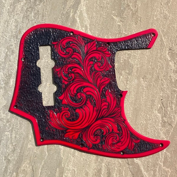 Jazz Bass Custom Pickguard Etsy