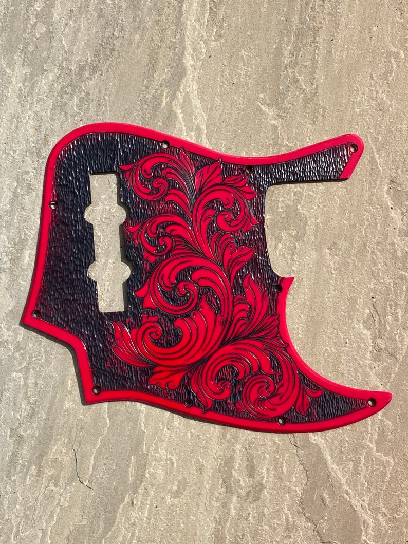 Jazz Bass Pickguard Custom Made Etsy