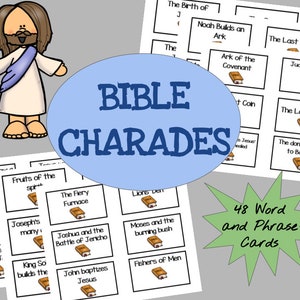 Bible Charades Game: Kids Bible Games