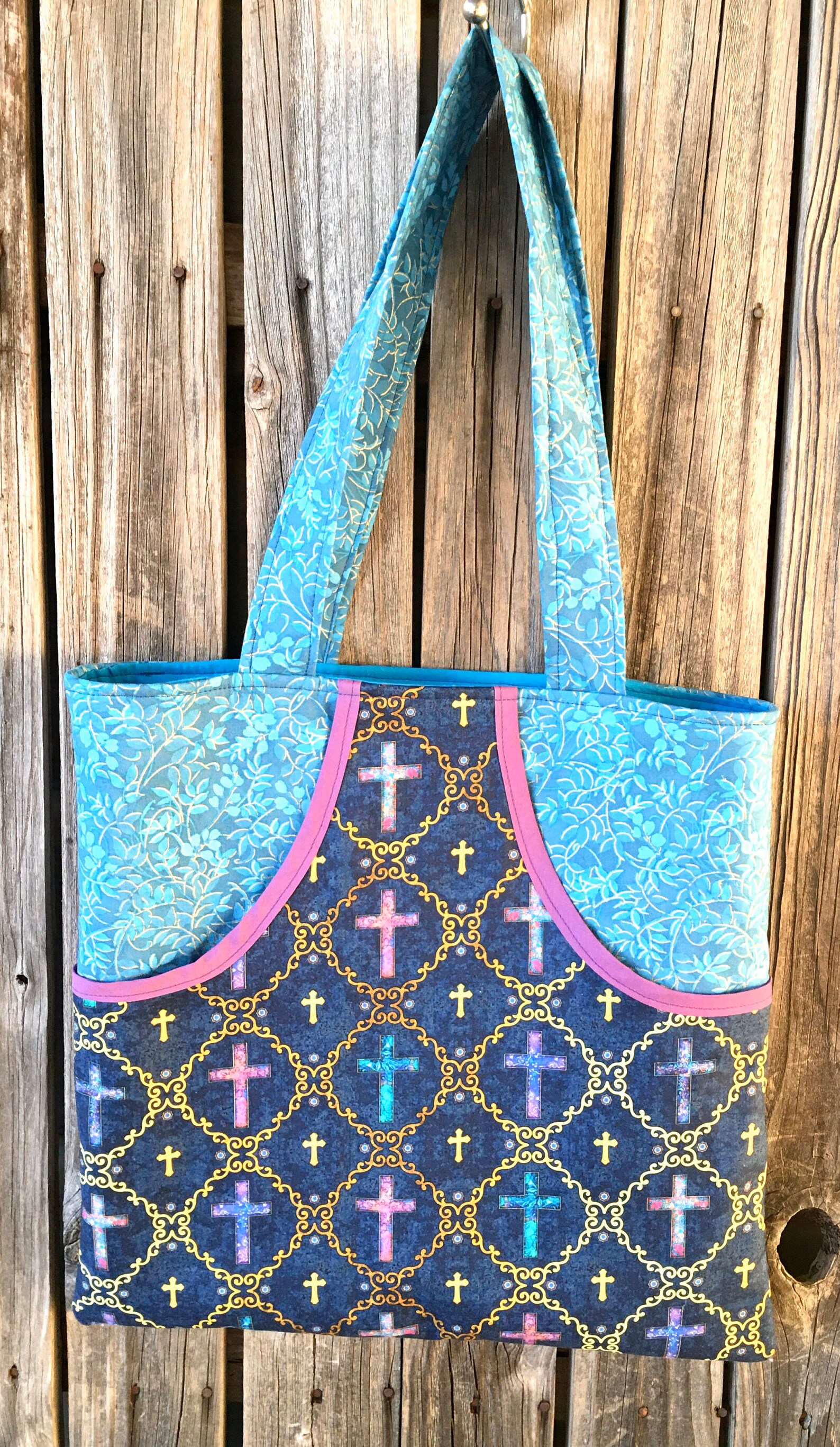 Christian fabric tote bags/purse Fabric tote bags for women Etsy
