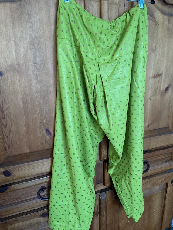 vintage made in india harem pants yoga genie drawstring pants View 3