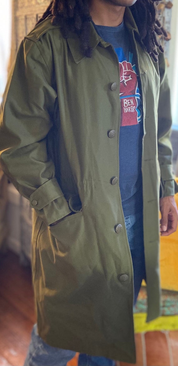 Vintage military surplus parka olive