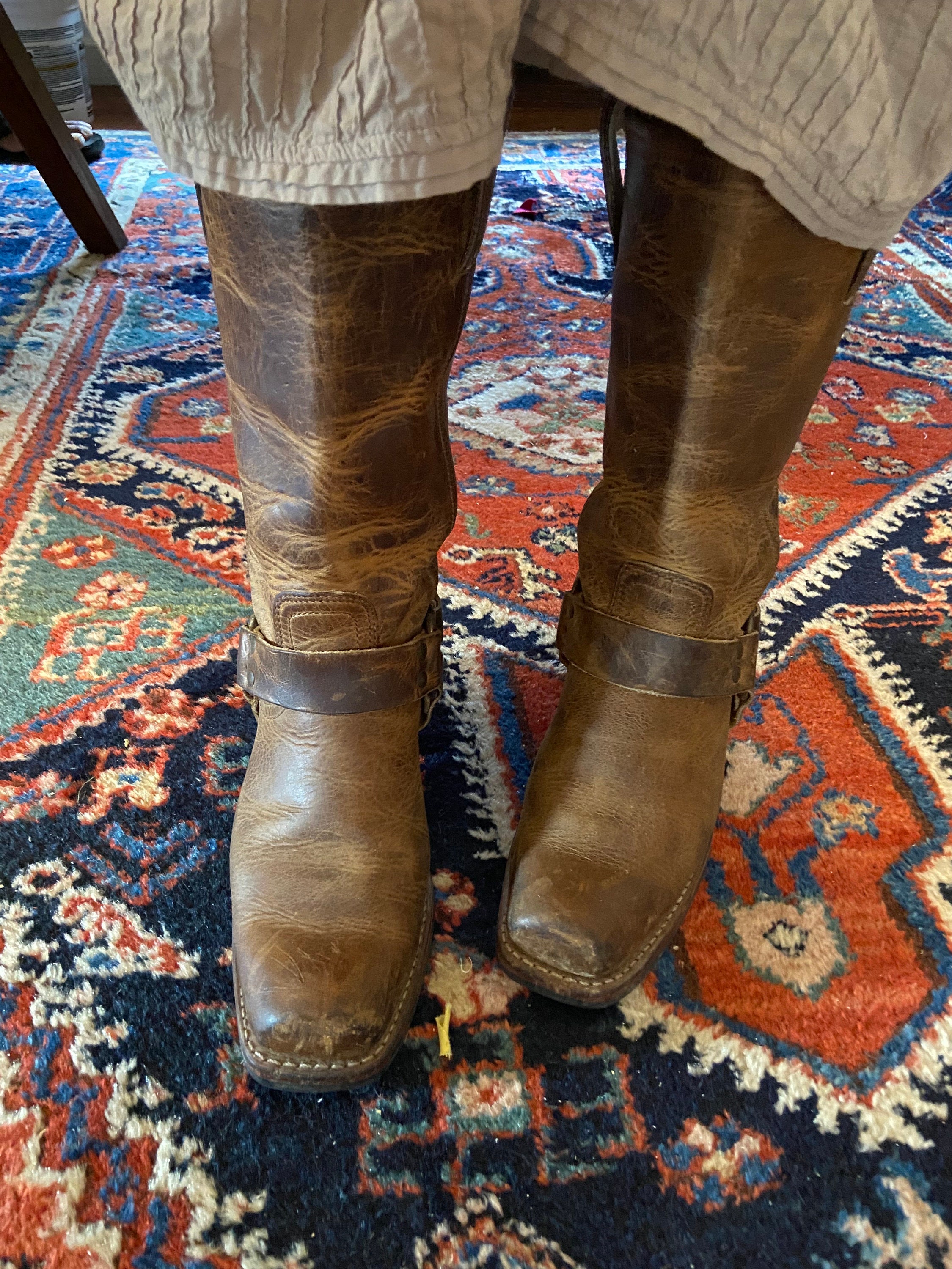 Frye distressed boots sale