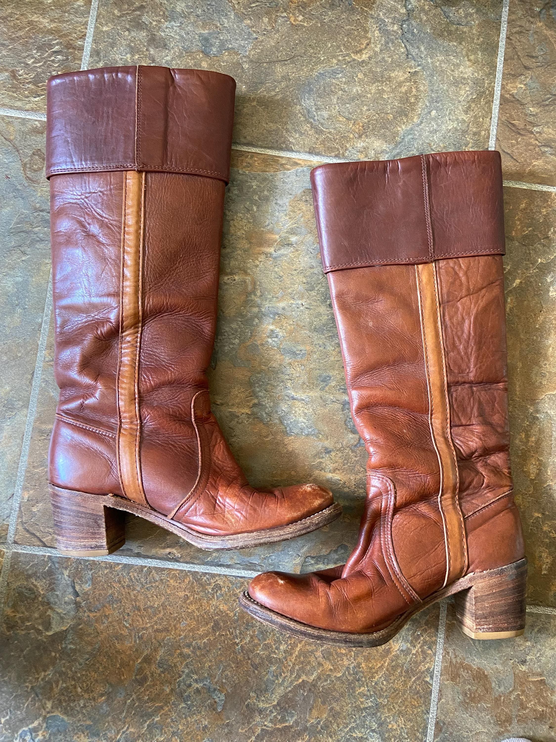 70s Frye Campus Boot - Etsy