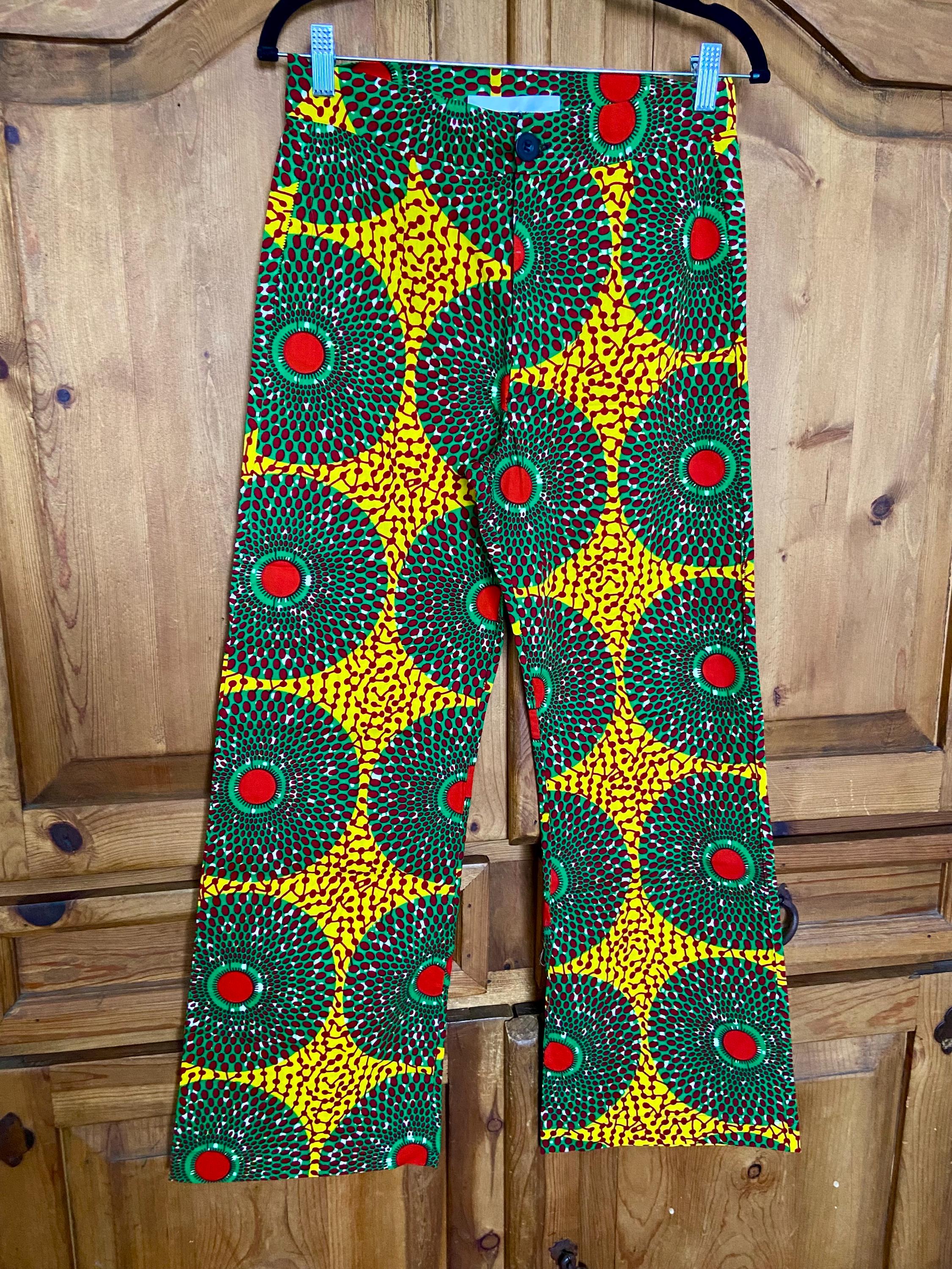 パンツ Psychedelic Checker African pants il_fullxfull