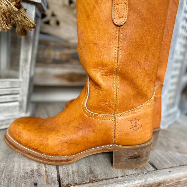 Mens High Heel Cowboy Boots Etsy