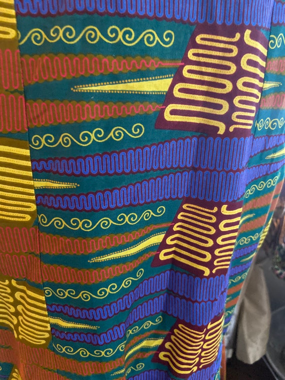 Ankara african fishtail dress gown brown, yellow … - image 5