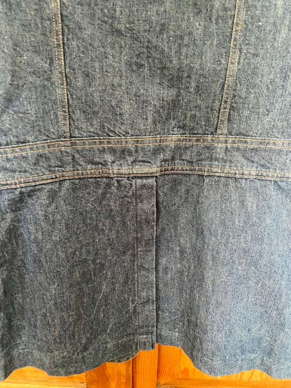 Vintage 70s Maverick denim jeans mens blazer jack… - image 8