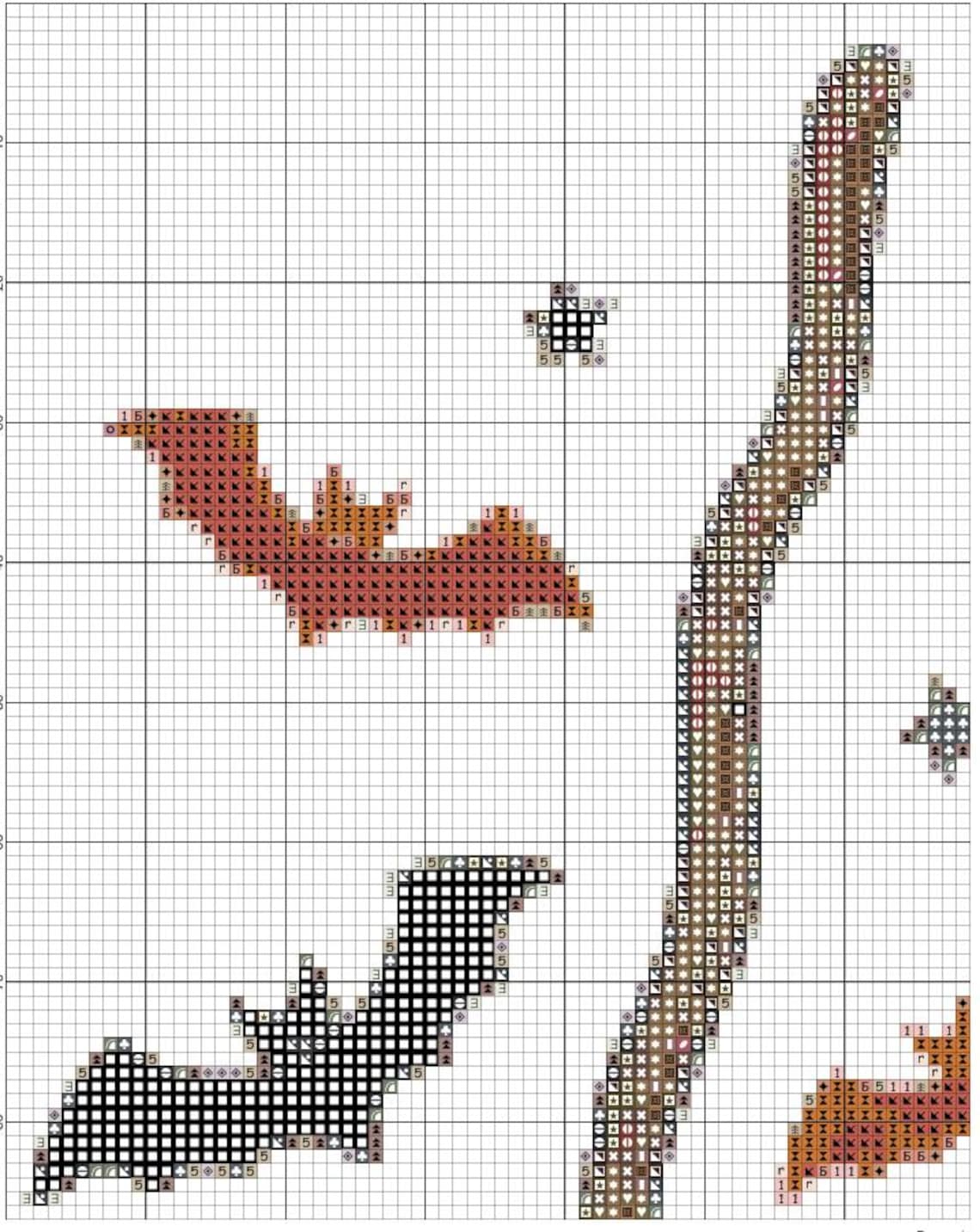 Silly Witch Pattern Funny Witch Broom Cross Stitch Pattern: Spooky Halloween Decor (PDF ...