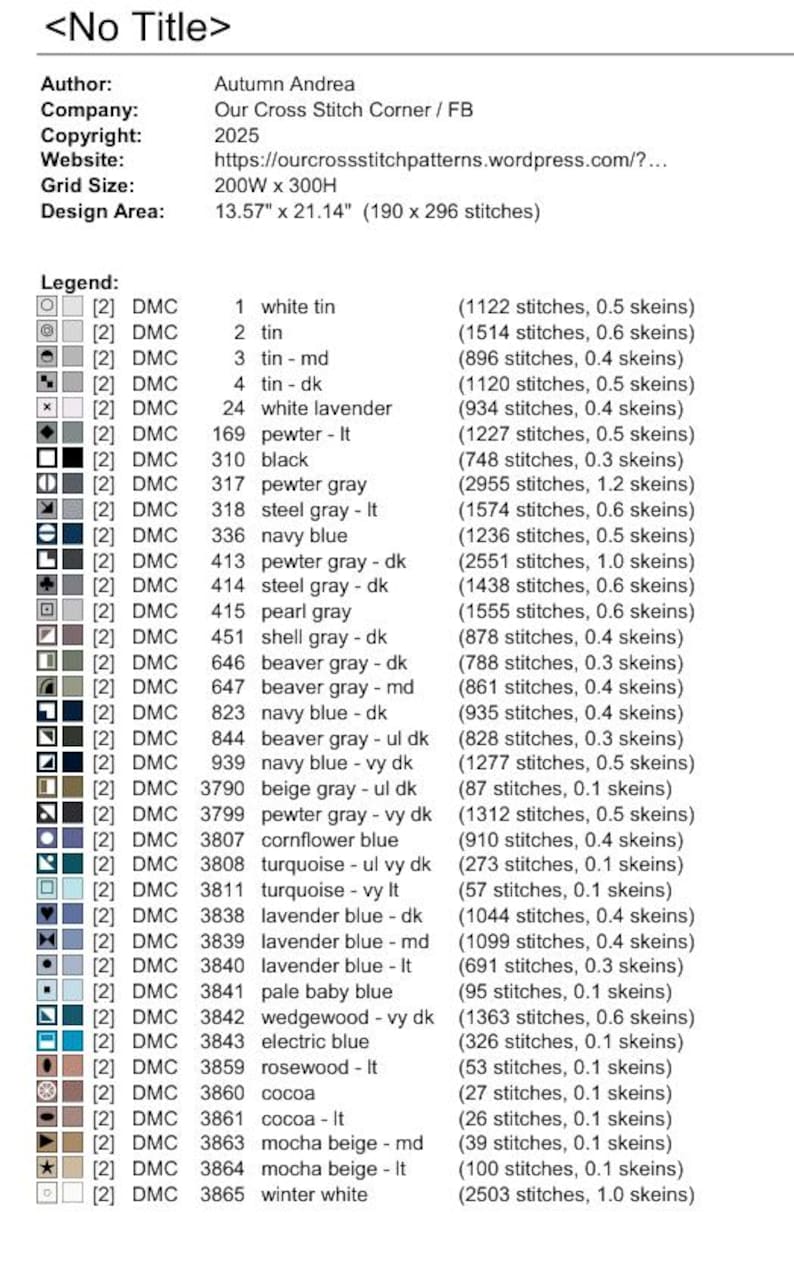 Colour Coding Drawing Blue Gnome Christmas Stocking Counted Cross Stitch PDF Digital Download ...