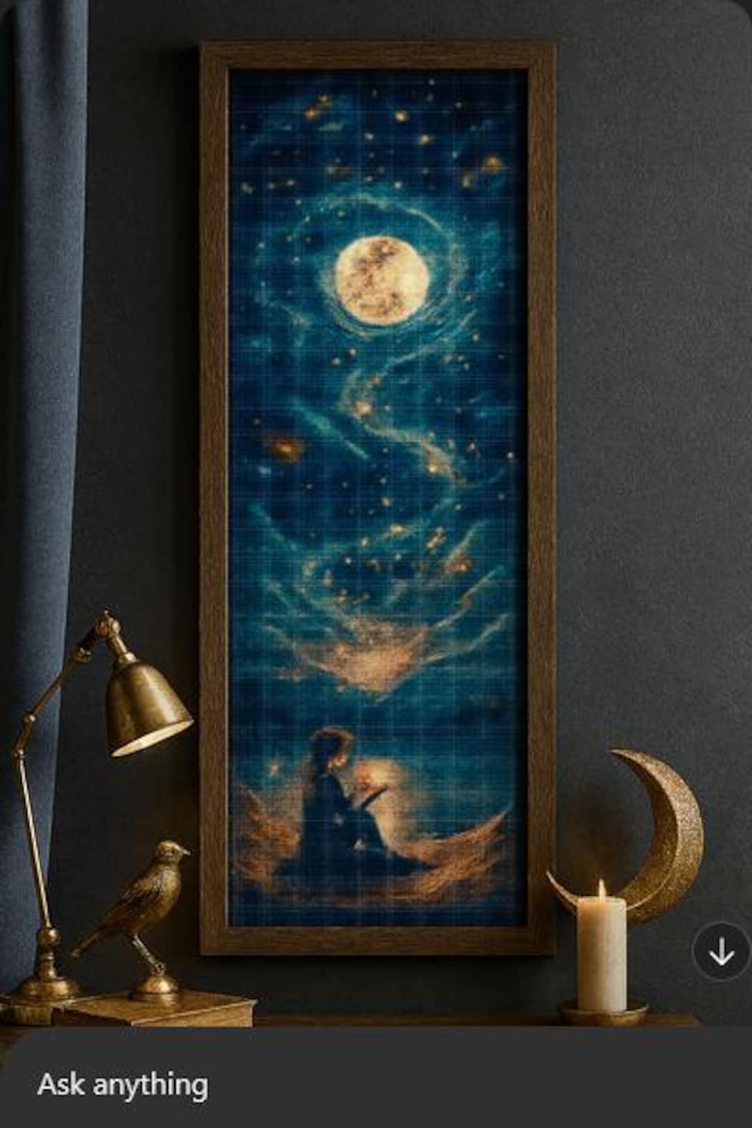 Celestial Moon Cross Stitch Pattern: Night Sky Magic (PDF Pattern ...