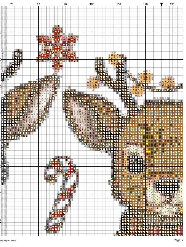 Reindeer Cross Stitch Pattern: Festive Christmas Deer Trio (digital PDF ...
