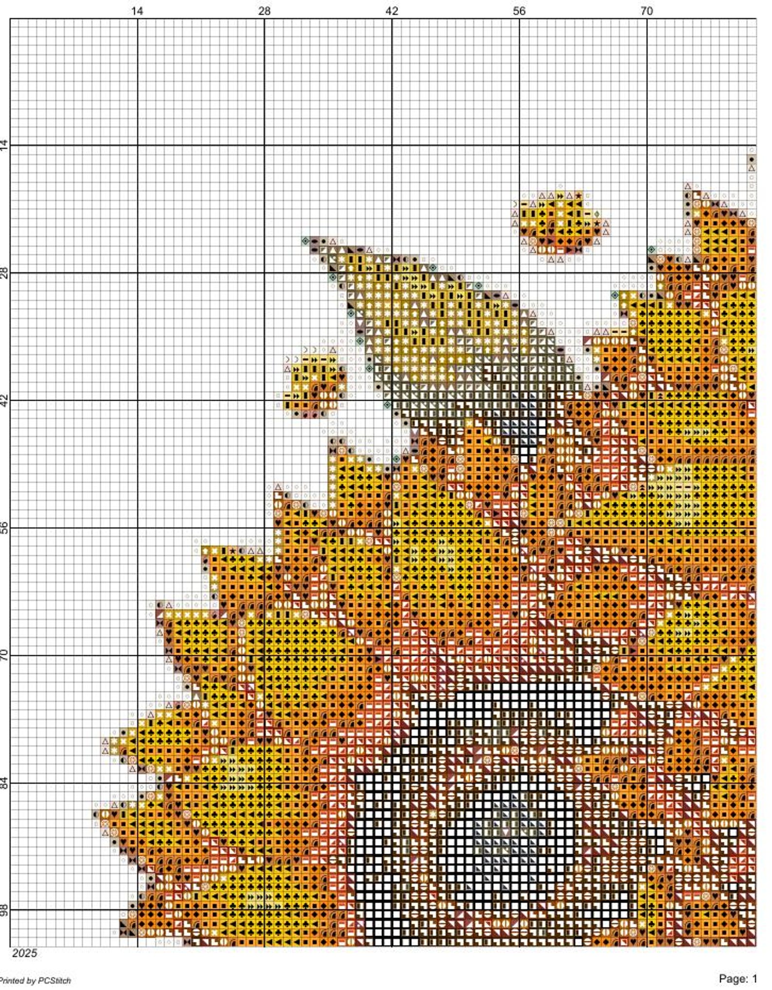 Faith Hope Love Sunflowers in Mason Jars Counted Cross Stitch Pattern ...
