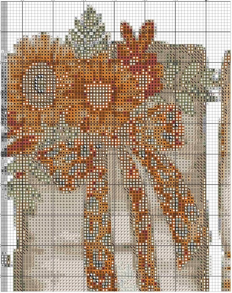 Pumpkin Season Counted Cross Stitch PDF Pattern Keeper | Fall Farmhouse ...