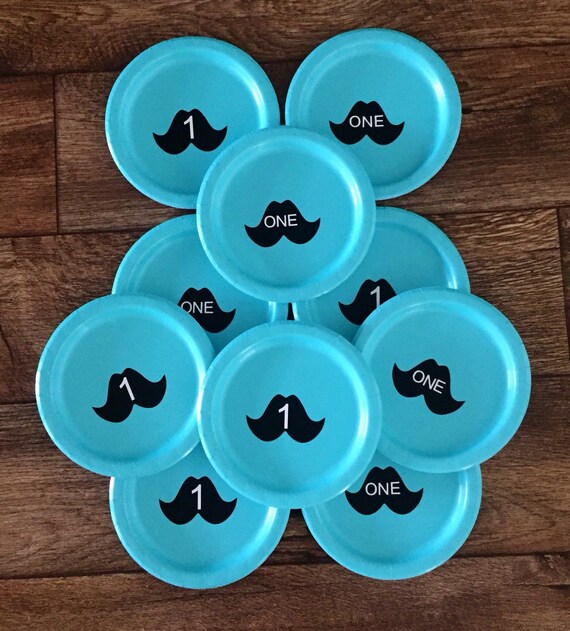Personalized Mustache Birthday Party Plates Baby Shower Personalized Mustache Birthday Party Plates Baby Shower Tableware Supplies Little Man