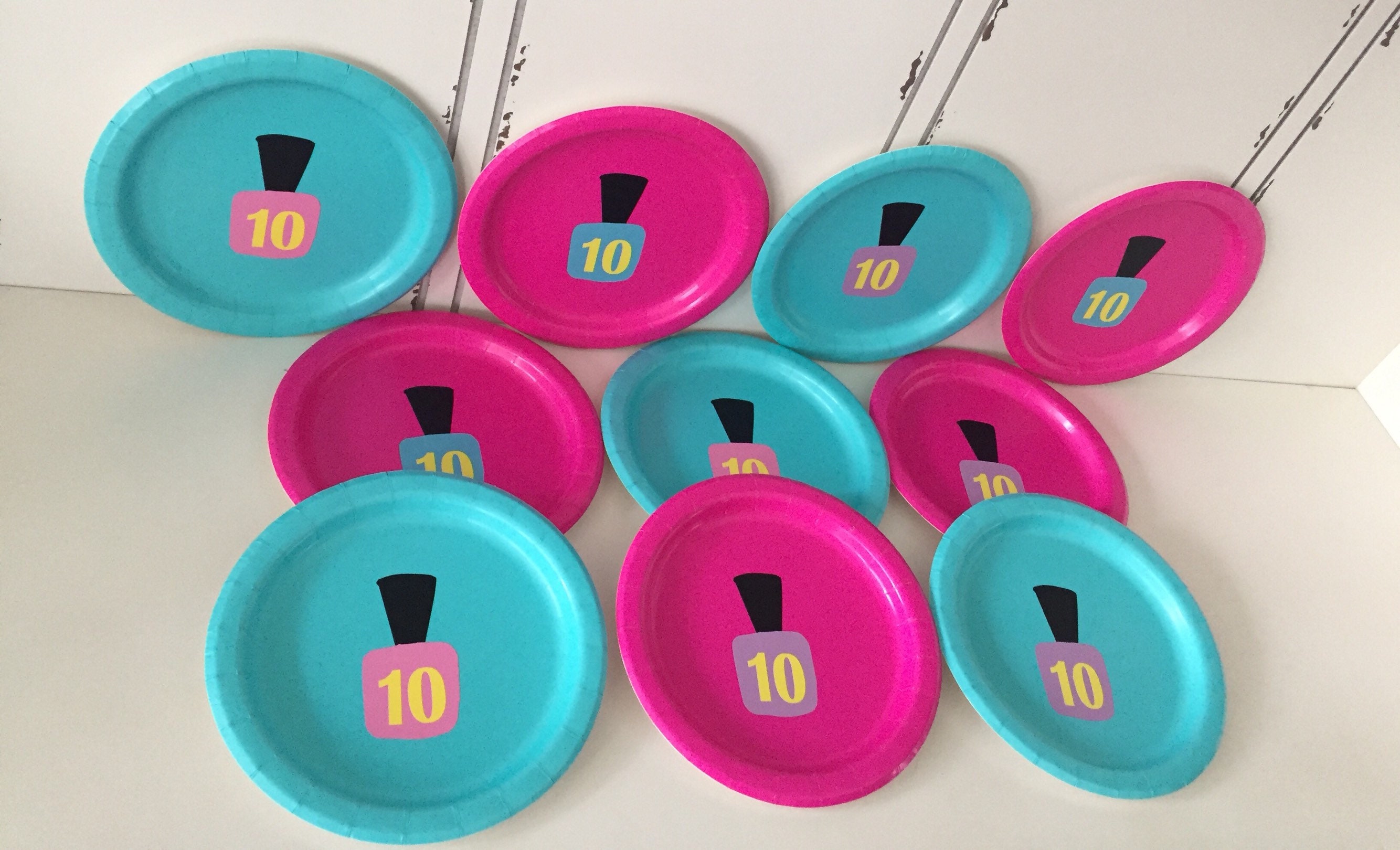 Personalized Spa Day Birthday Party Plates Spa Birthday Party Etsy