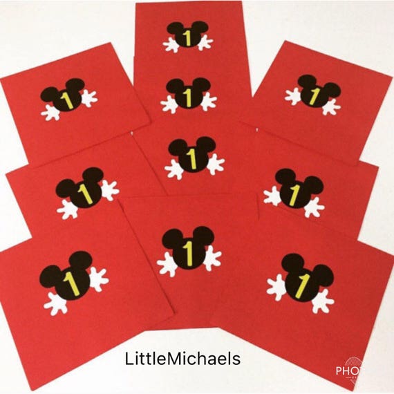 Mickey Mouse Napkins, Mickey Mouse Birthday Party Napkins, Mickey Mouse Baby Shower, Mickey Mouse Clubhouse Napkins, Mickey Mouse Tablewear Il_570xn