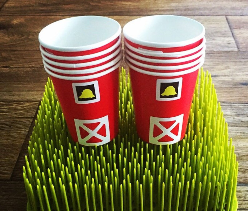 Farm Birthday Party Plates Barnyard Birthday Party Plates Etsy