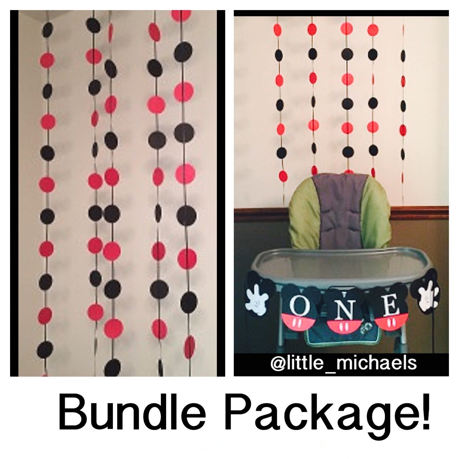 Mickey Mouse Birthday Banner One Banner Mickey Mouse Etsy