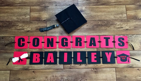 Personalized Graduation Party Banner Graduation Party Supplies