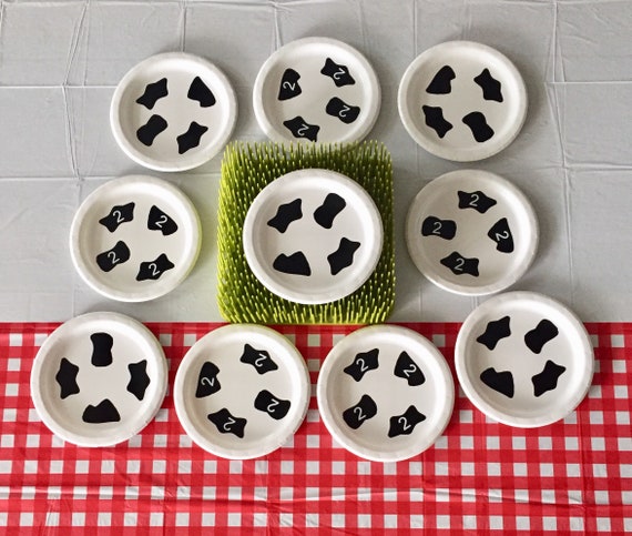 Personalized Farm Birthday Party Plates Barnyard Birthday Party
