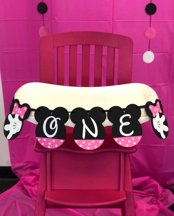 Personalized Minnie Mouse Birthday Party Banner Minnie Etsy