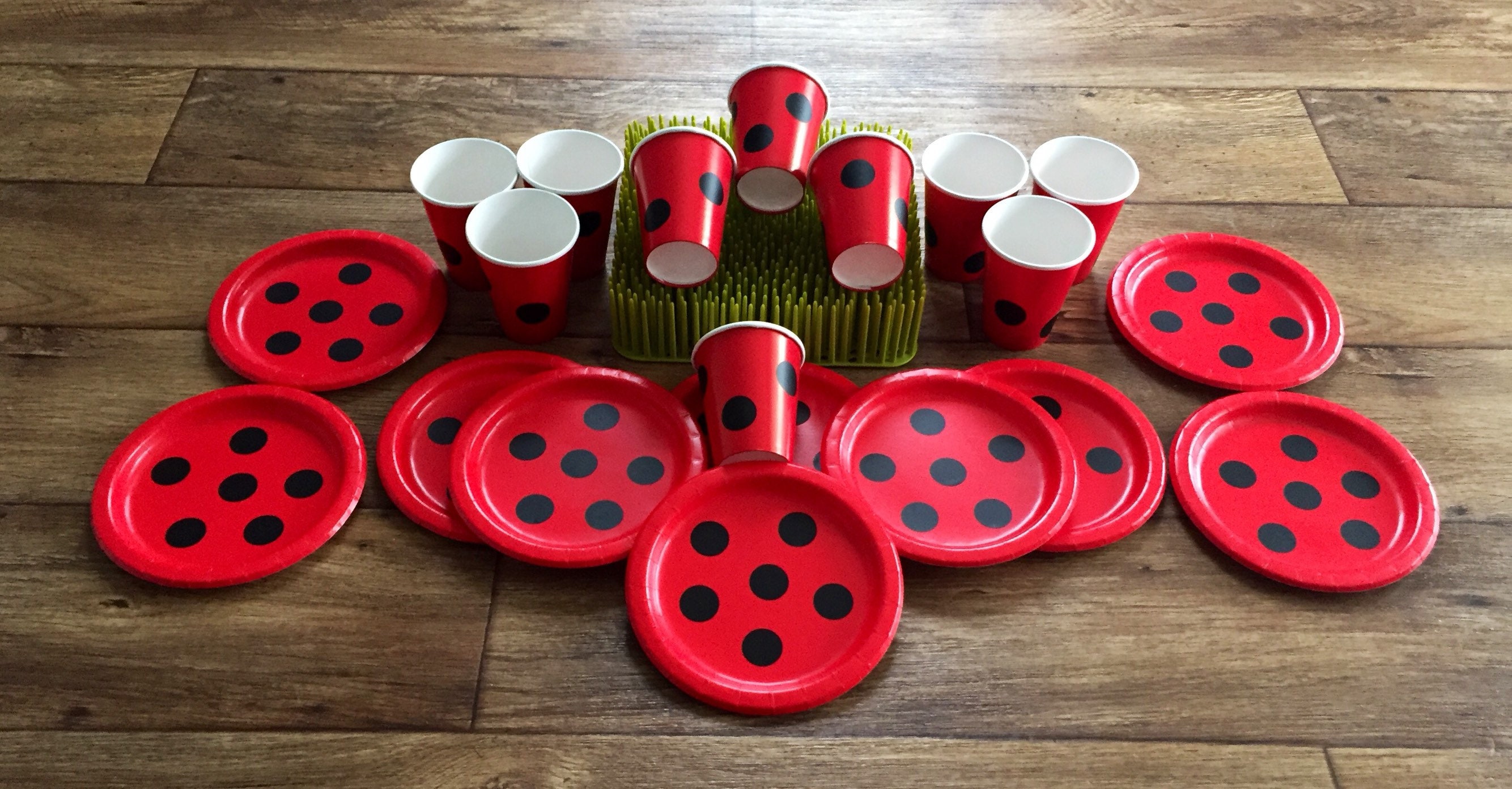Ladybug Birthday Party Cups Plates Napkins Ladybug Baby Etsy