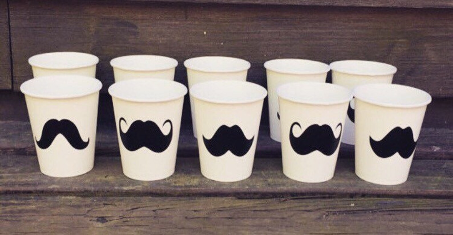 Mustache Birthday Party Cups Mustache Baby Shower Cups Etsy