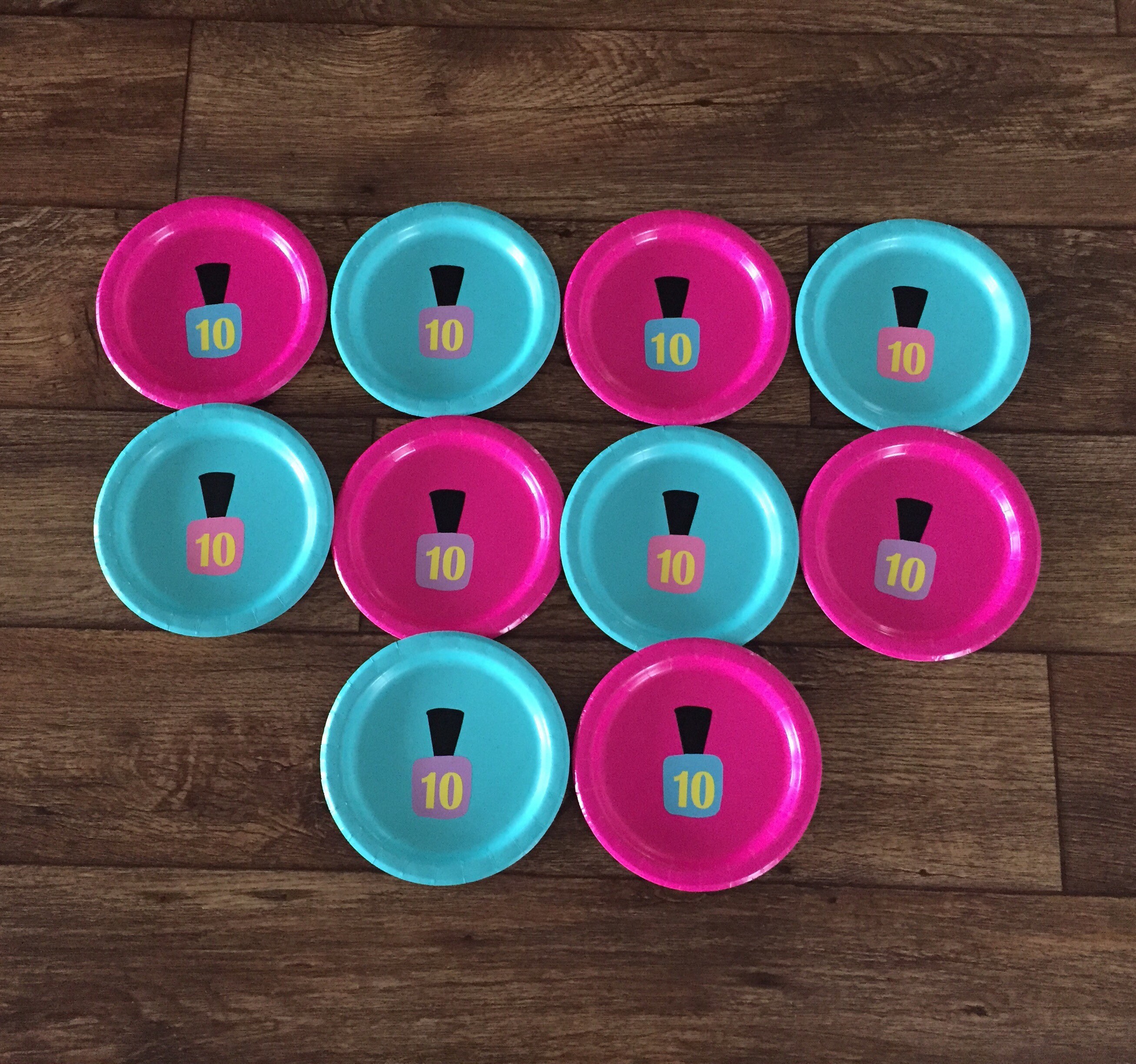 Personalized Spa Day Birthday Party Plates Spa Birthday Party Etsy