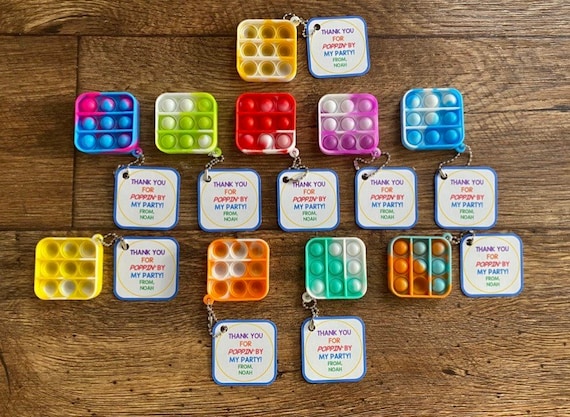 Personalized Pop-its themed party, Birthday Party Popits, Birthday Party Favors, Party Favors, Fidget Party Favors, (Set of 10) Il_570xn