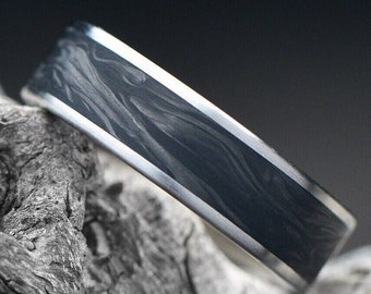 The Core | FREE ENGRAVING | Titanium Ring with Carbon Forged Inlay | 6mm | Wedding Ring | Custom Made For You