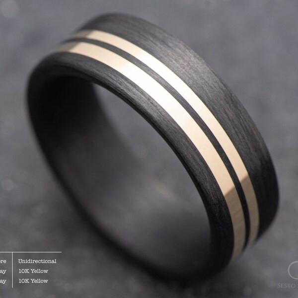 Carbon Fiber Ring Etsy