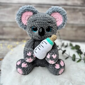 Crochet baby koala toy / stuffed toy koala lovers gift
