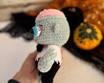 ハロウィンゾンビの不気味なおもちゃ、かぎ針編みのハロウィン装飾