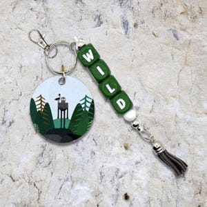 Wild Robot Keychain