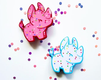 Animal Cookies Kawaii Nashorn 1,5 Inch Soft Emaille Pin