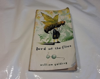lord of the flies by William Golding Paperback Book, 1954 Edition, A Perigee Book, Published by the Penguin Group, 208 Pgs.