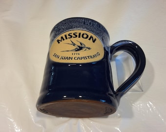 Deneen Pottery "MISSION 1776 San Juan Capistrano" Ceramic Coffee Mug, 13 oz.